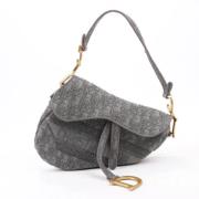 Pre-owned Canvas dior-bags Dior Vintage , Gray , Dames