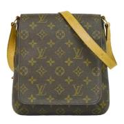 Pre-owned Canvas louis-vuitton-bags Louis Vuitton Vintage , Brown , Da...