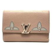 Pre-owned Leather wallets Louis Vuitton Vintage , Pink , Dames