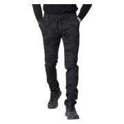 Camouflage Jogger Chino Broek Mason's , Black , Heren