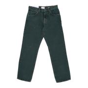 Klassieke Heren Straight Leg Jeans Amish , Green , Heren