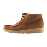 Suède Veterschoen Nature Footwear , Brown , Dames