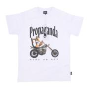 Stijlvolle Heren Tee Wit T-shirt Propaganda , White , Heren