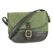 Pre-owned Fabric louis-vuitton-bags Louis Vuitton Vintage , Green , Da...