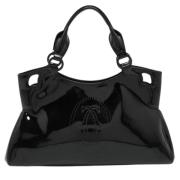 Pre-owned Leather totes Cartier Vintage , Black , Dames