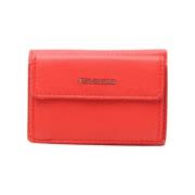 Pre-owned Leather wallets Balenciaga Vintage , Orange , Dames