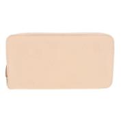 Pre-owned Leather wallets Hermès Vintage , Pink , Dames