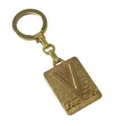 Pre-owned Metal key-holders Louis Vuitton Vintage , Yellow , Heren