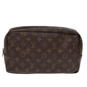 Pre-owned Canvas clutches Louis Vuitton Vintage , Brown , Dames