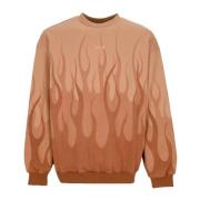 Vlammen Lichtgewicht Crewneck Sweatshirt Terracotta Vision OF Super , ...