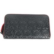 Pre-owned Leather wallets Salvatore Ferragamo Pre-owned , Black , Here...