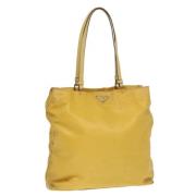 Pre-owned Nylon prada-bags Prada Vintage , Yellow , Dames