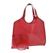 Pre-owned Leather handbags Louis Vuitton Vintage , Red , Dames