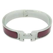 Pre-owned Metal hermes-jewelry Hermès Vintage , Red , Dames