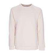 Witte Crew Neck Sweatshirt met Iconisch Logo Adidas , Pink , Heren