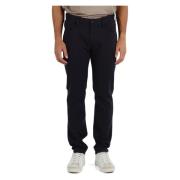 Slim-fit vijf-pocket viscose broek Emporio Armani , Blue , Heren