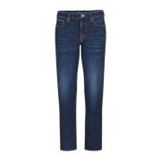 Slim Fit Lage Taille Denim Jeans Guess , Blue , Heren