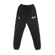 Sportieve Fleece Trainingsbroek Zwart/Wit Jordan , Black , Heren