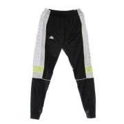 Slim Trainingsbroek Zwart/Grijs/Limoen/Wit Kappa , Black , Heren