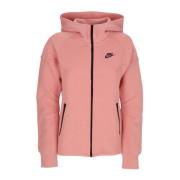 Sportieve Lichtgewicht Zip Hoodie Rood/Zwart Nike , Pink , Dames