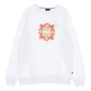 Witte Crewneck Sweatshirt met Maioliche Logo Dolly Noire , White , Her...