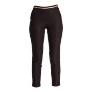 Geo Classic Cropped Broek Zwart Alviero Martini 1a Classe , Black , Da...