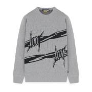 Heren Barbwire Katoenen Shirt Iuter , Gray , Heren