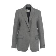 Grijze Blazer Aw24 Dameskleding Ottod'Ame , Gray , Dames