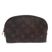 Pre-owned Canvas pouches Louis Vuitton Vintage , Brown , Dames