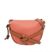 Pre-owned Leather shoulder-bags Loewe Pre-owned , Pink , Dames