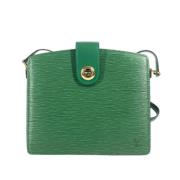 Pre-owned Leather louis-vuitton-bags Louis Vuitton Vintage , Green , D...