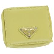 Pre-owned Nylon wallets Prada Vintage , Yellow , Dames