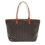 Pre-owned Leather totes Goyard Vintage , Brown , Dames