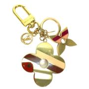 Pre-owned Fabric key-holders Louis Vuitton Vintage , Yellow , Dames