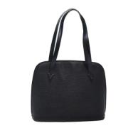 Pre-owned Leather louis-vuitton-bags Louis Vuitton Vintage , Black , D...