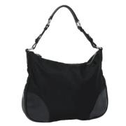 Pre-owned Nylon shoulder-bags Prada Vintage , Black , Dames