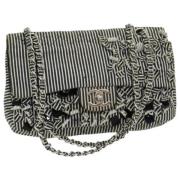 Pre-owned Canvas handbags Chanel Vintage , Black , Dames