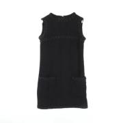 Pre-owned Wool dresses Chanel Vintage , Black , Dames