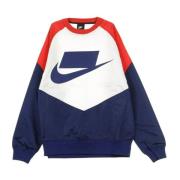 Blauwe Crewneck Sweatshirt voor Mannen Nike , Multicolor , Heren