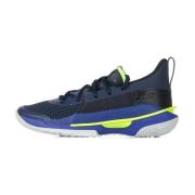 Blauwe Curry 7 Lage Schoenen Under Armour , Blue , Heren