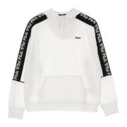 Lichtgewicht capuchontrui in Bright White/Black Fila , White , Dames