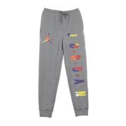 Carbon Heather Fleece Trainingspak Broek Jordan , Gray , Heren