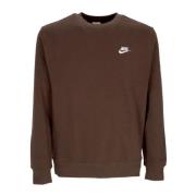 Barok Heren Crewneck Sweatshirt Bruin/Wit Nike , Brown , Heren