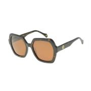 Monica Solaires Acetat Ines De La Fressange Paris , Brown , Dames