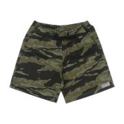 Camo Heren Casual Shorts HUF , Green , Heren