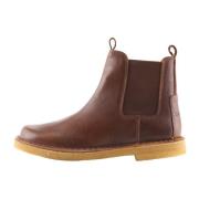 Handgemaakte Leren Chelsea Laars - Tobacco Nature Footwear , Brown , D...