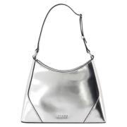 Leather shoulder-bags Staud , Gray , Dames