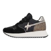 Suede and technical fabric sneakers Jet-W. W6Yz , Multicolor , Dames