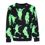 Alien Dance Party Gebreide Trui Zwart Ripndip , Black , Heren