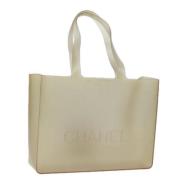 Pre-owned Canvas totes Chanel Vintage , Beige , Dames